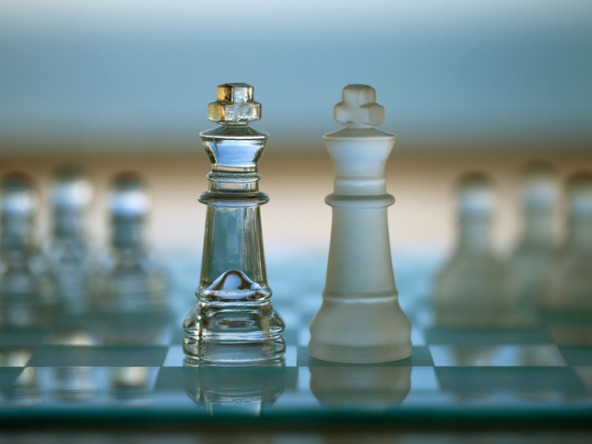 Chess game as a metaphor for business strategy